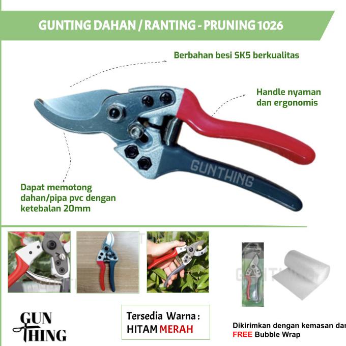 Gunting Pruning 1026 - Gunting Dahan Ranting Taman AIRAJ 1026 roc02