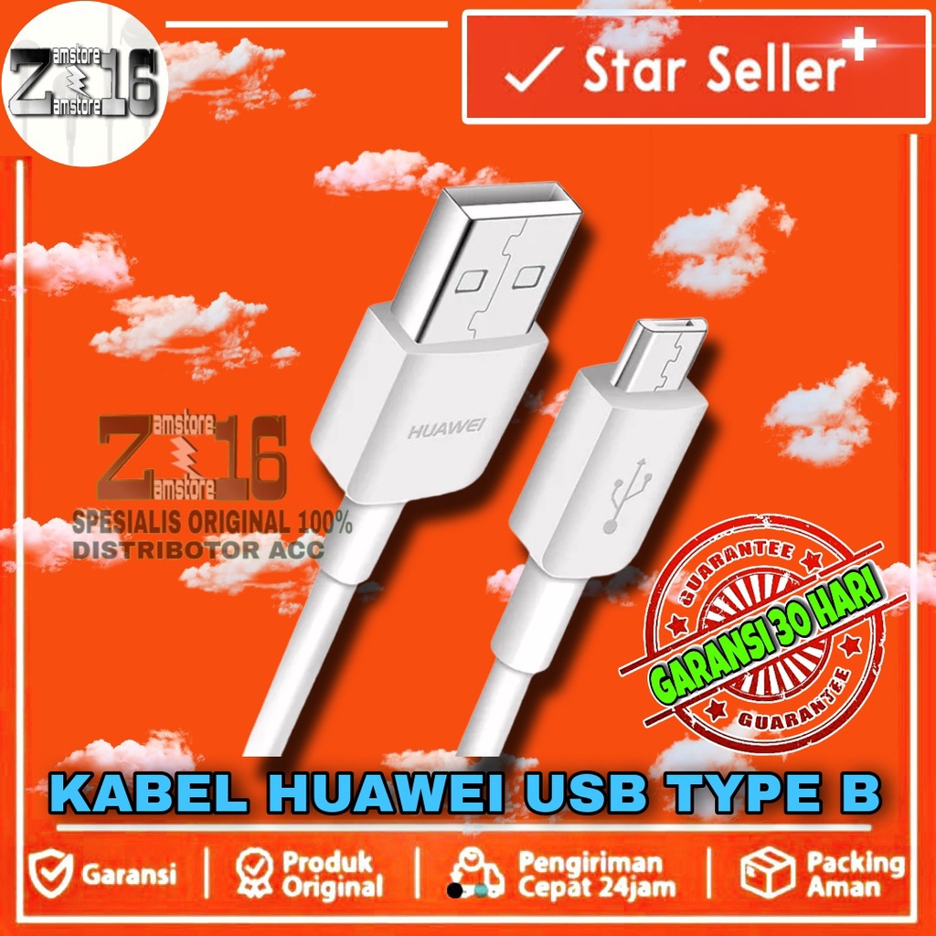 Kabel Data Huawei USB Type B Fast charging