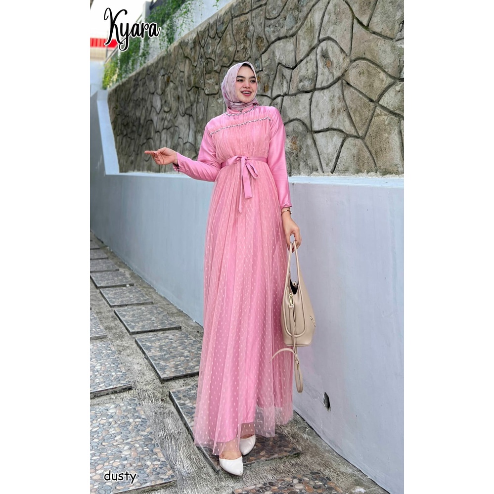 GAMIS PESTA KONDANGAN KYARA DRESS NIKAHAN BRIDESMAID