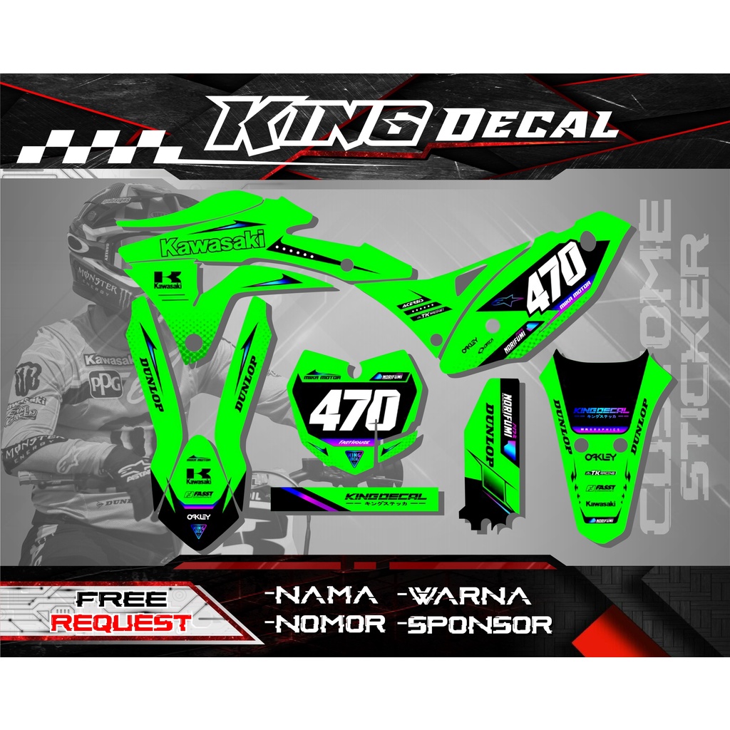 DECAL STICKER KLX GORDON FULL BODY DECAL GORDON DECAL STIKER KLX GORDON FULL BODY DECAL STICKER KLX 