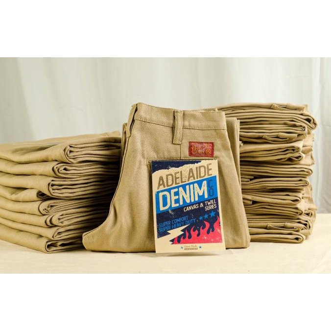 Adelaide Denim Twill 7s Work Pants Khaki