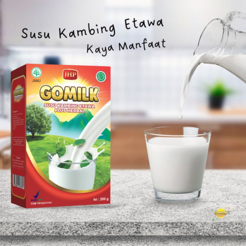 

Gomilk susu etawa plus herbal penambah nafsu makan