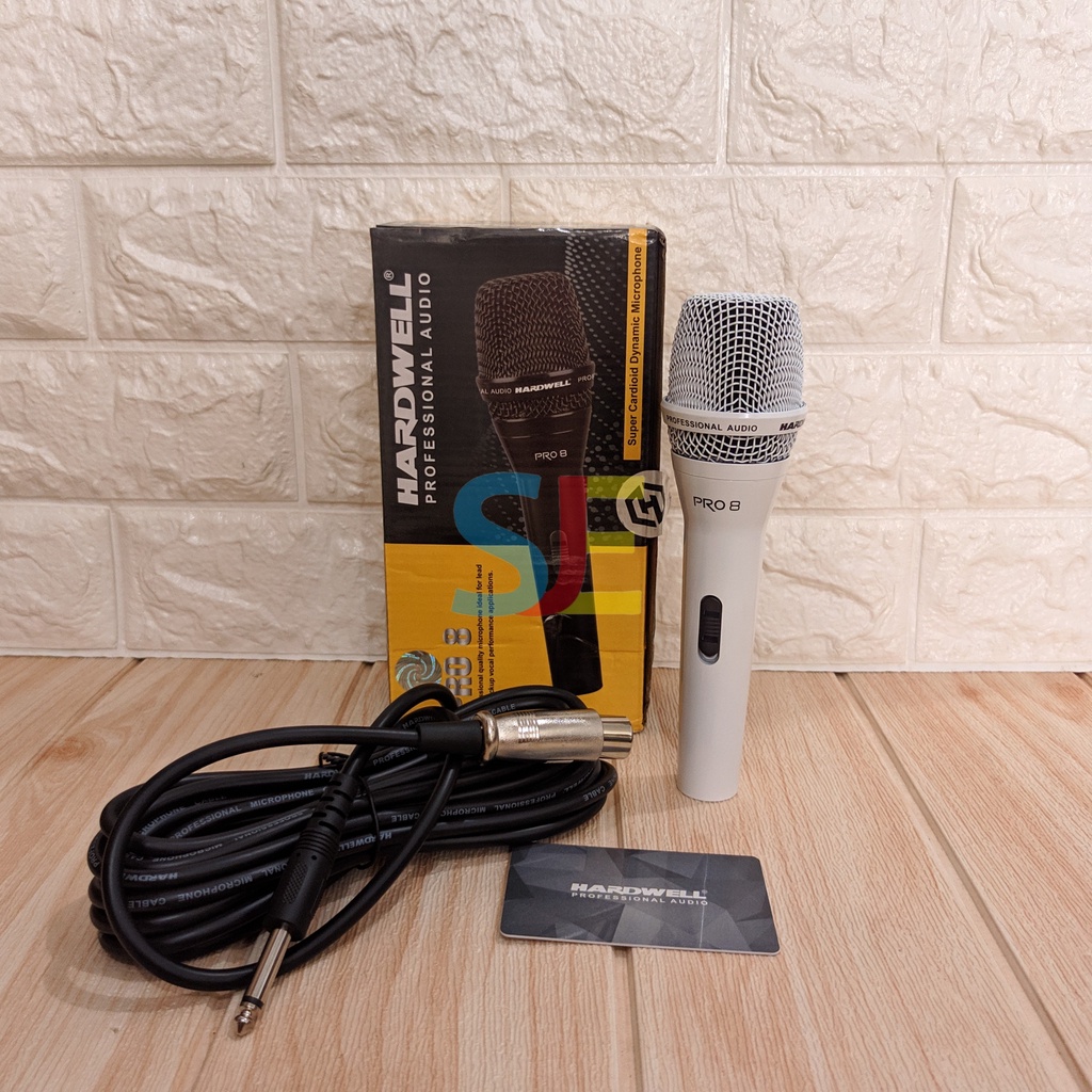 Microphone Hardwell PRO 8 / Mic Kabel Hardwell Pro 8 / Microphone Karaoke