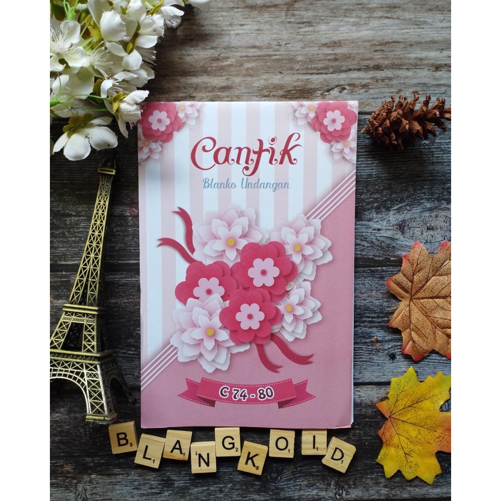 Katalog Blanko Undangan Cantik 74 - 80