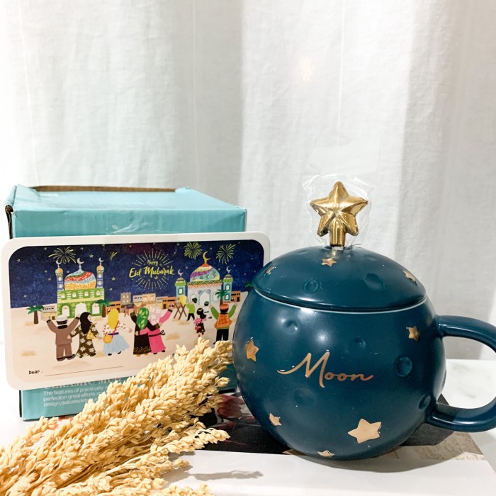 

HAMPERS SET / HAMPERS KERAMIK MANGKOK SET / HAMPERS LEBARAN - moon biru