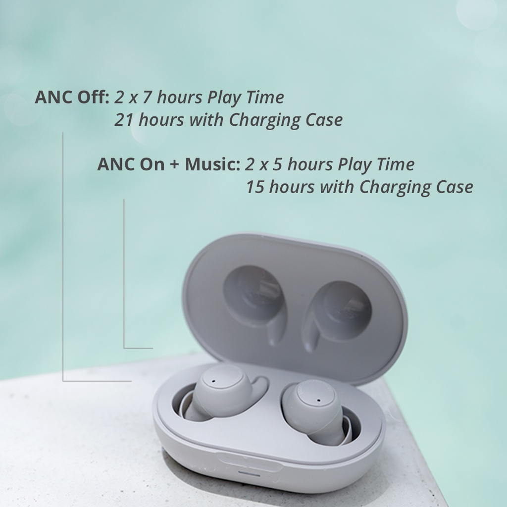 Eggel ComfortBuds Sleep + TWS Bluetooth Earphone with ANC, ENC, Low Latency Mode
