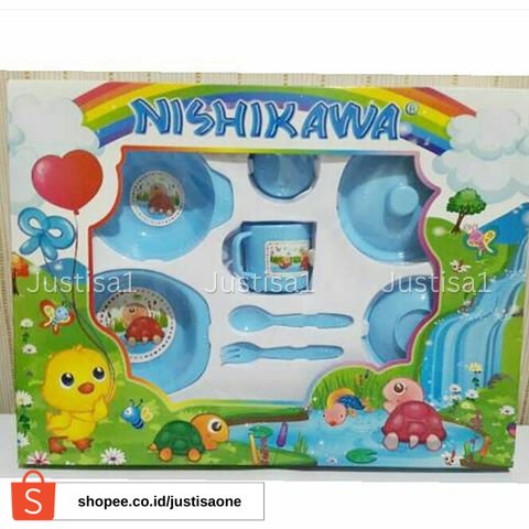 SALE !!! Nishikawa - Feeding Set Bayi - Large / besar | Peralatan makan bayi