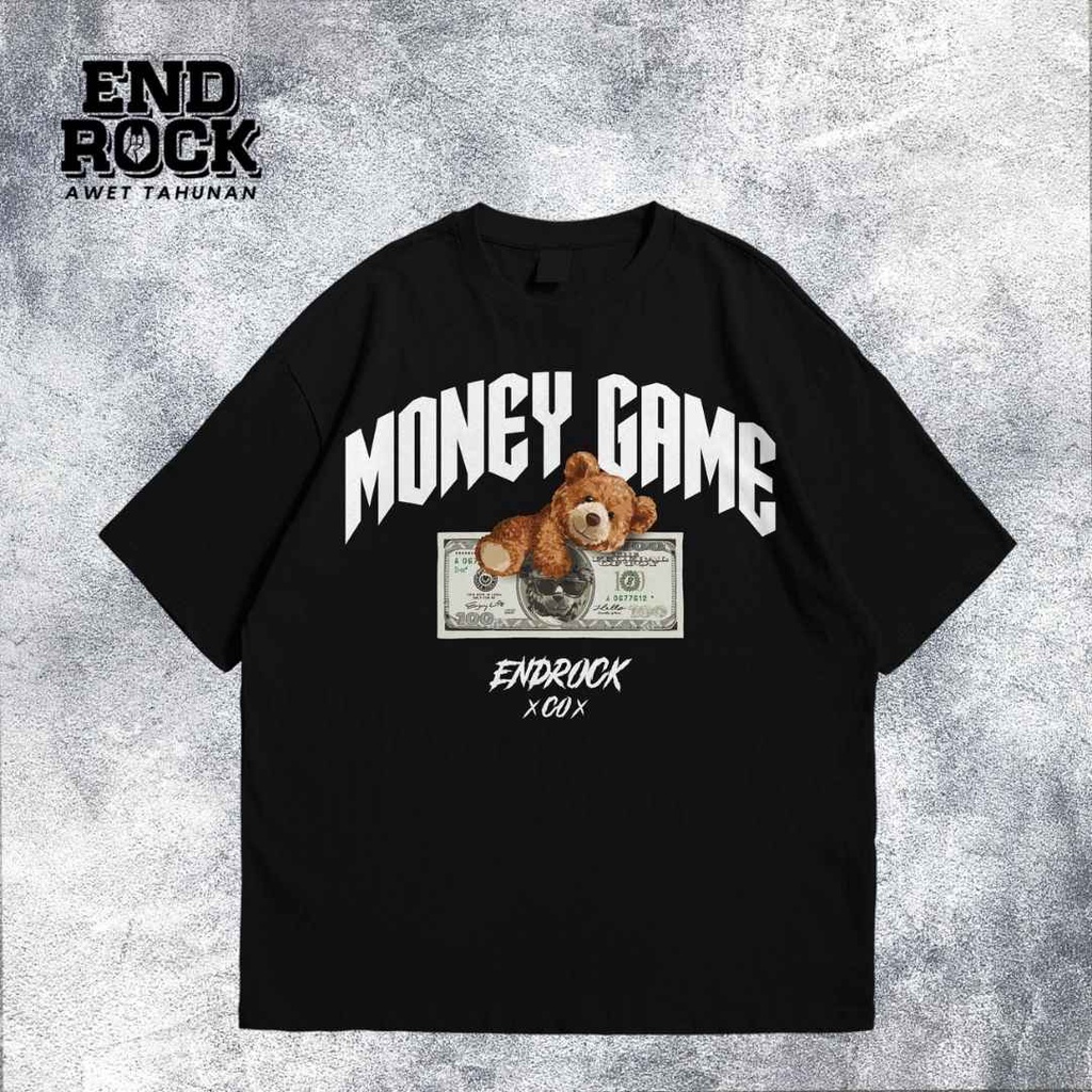 Kaos Oversize Original Endrock Tema Money Game