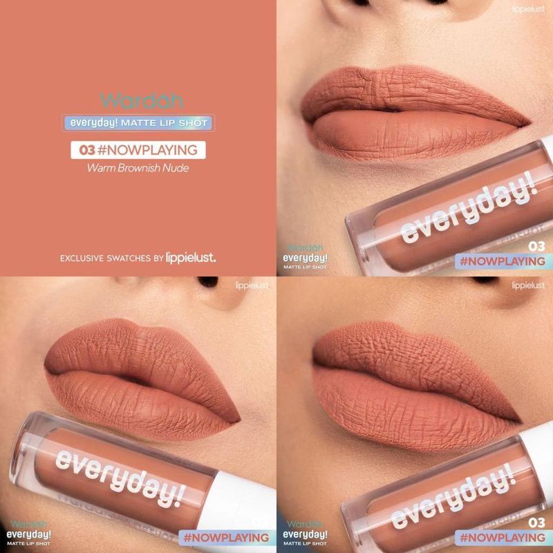 Wardah Everyday Matte Lip Shot l Wardah Lip Matte Quick Set
