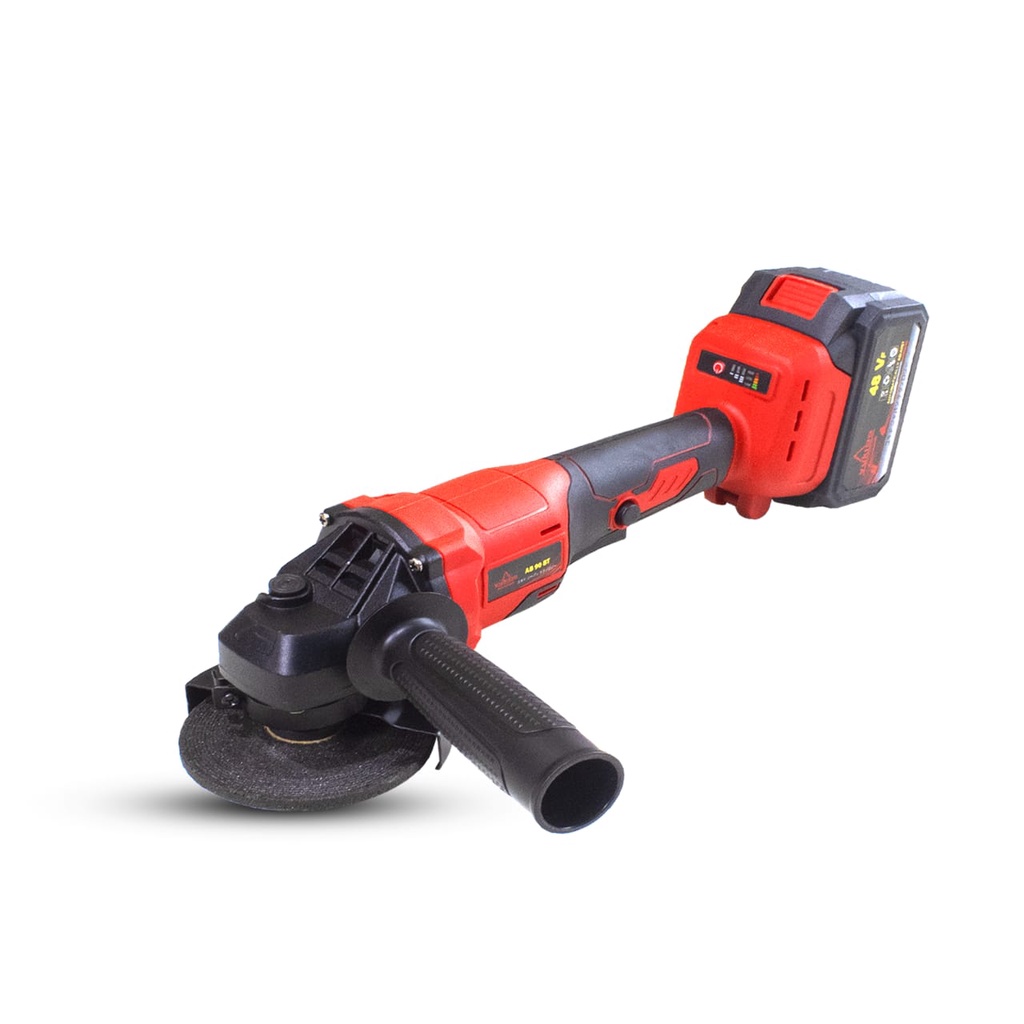 Yukido Mesin Gerinda Portable Genggam Lithium 48 Volt Cordless Angle Grinder 4 Inch Bruhsless Mesin Gerinda Baterai