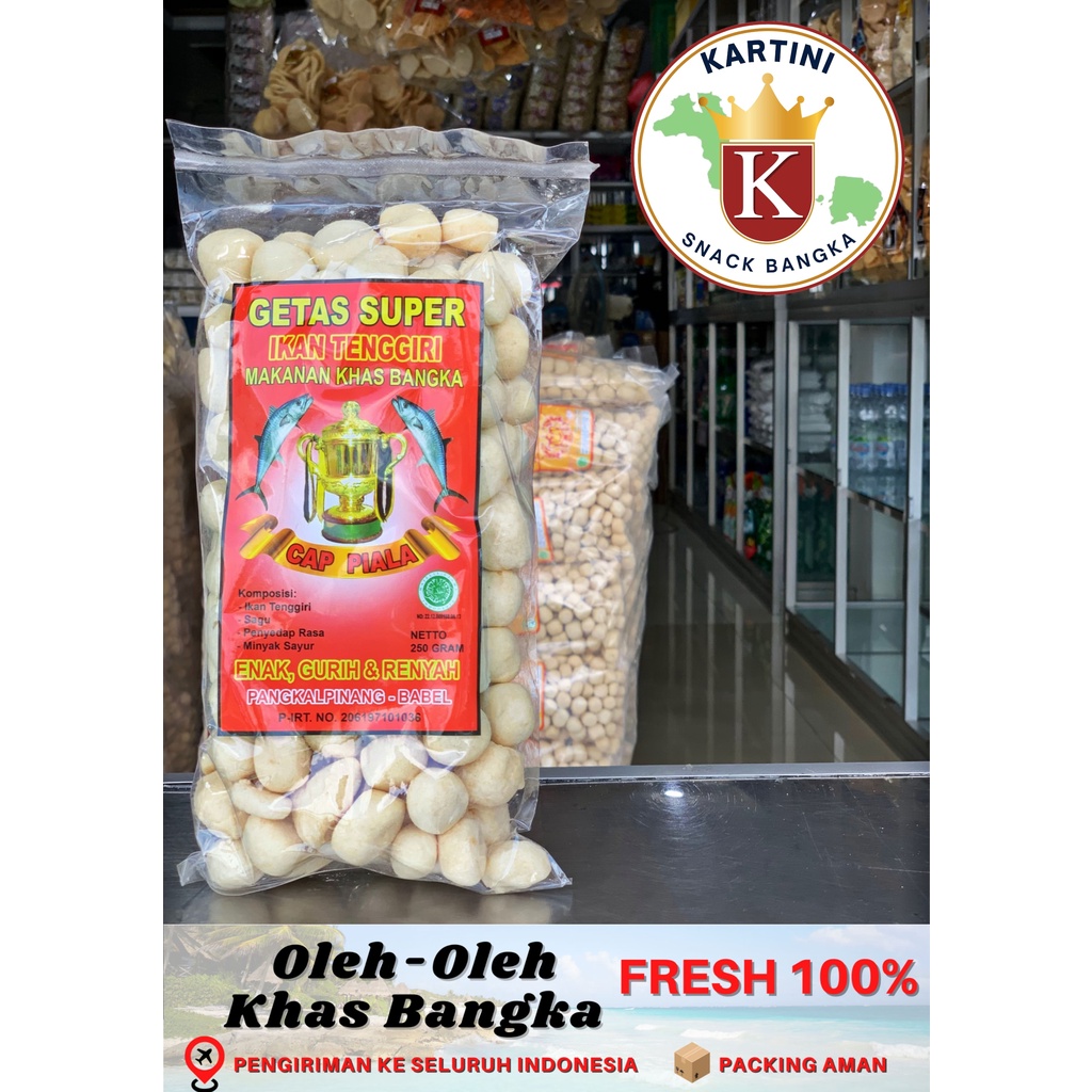 

Getas Ikan Cap Piala no 3 250gr Khas Bangka