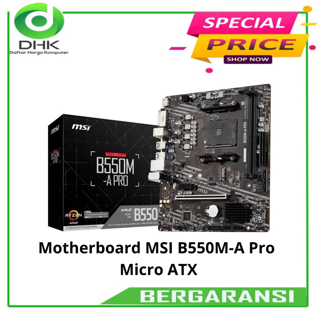 Motherboard MSI B550M-A Pro Micro ATX