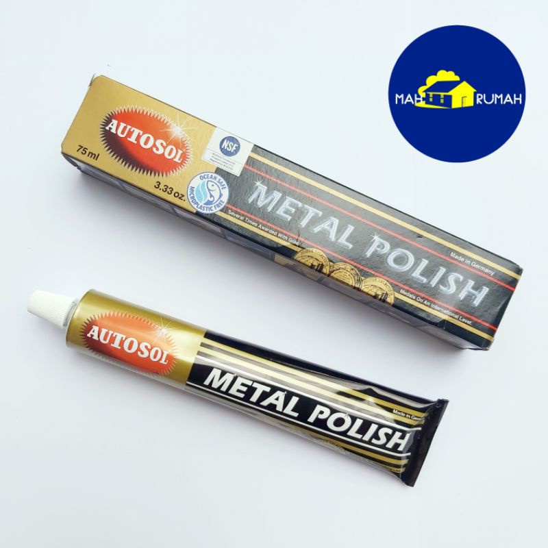 Autosol Metal Polish (100% Asli Original German) - 75gram 75gr 75 gr