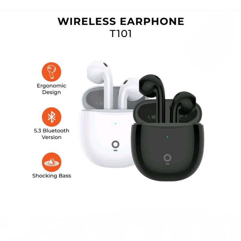 TRUE WIRELESS EARPHONE OLIKE T101 GARANSI 1 TAHUN