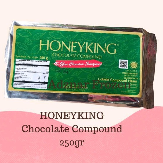 

Chocolate Compound honeyking/ coklat batang 250gr