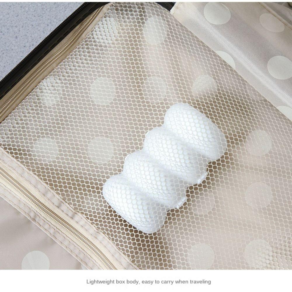 R-FLOWER Toples Makeup Portable Travel Bottle Kosmetik Kotak Plastik Cream Jar