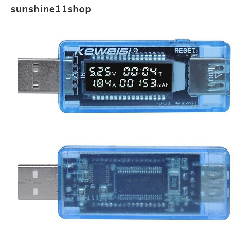 Sho Pengukur Tegangan Arus Voltage Capacity Tester USB Volt Tegangan Arus Dokter Charger Capacity Tester Meter N