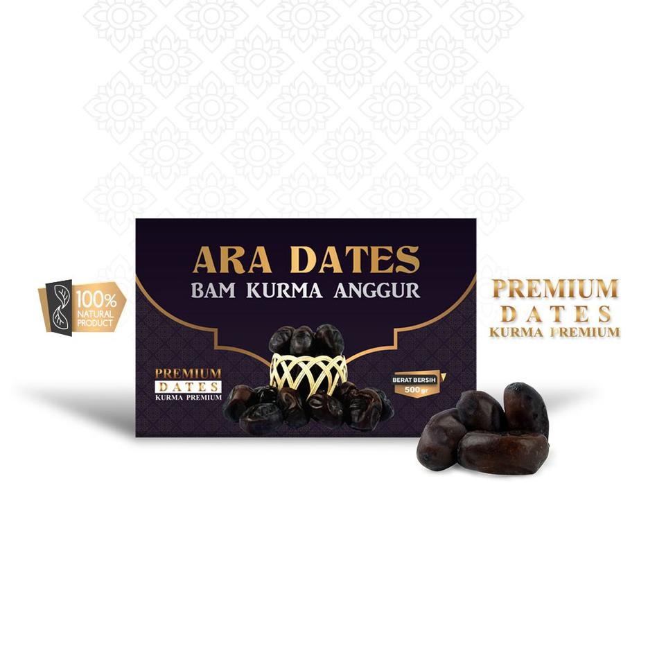 

♣ Kurma Bam ARA DATES PREMIUM KEMTAN Import Kurma Super Kurma Lembut ➬