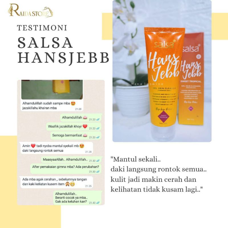 Peeling gel Salsa Hans Jebb
