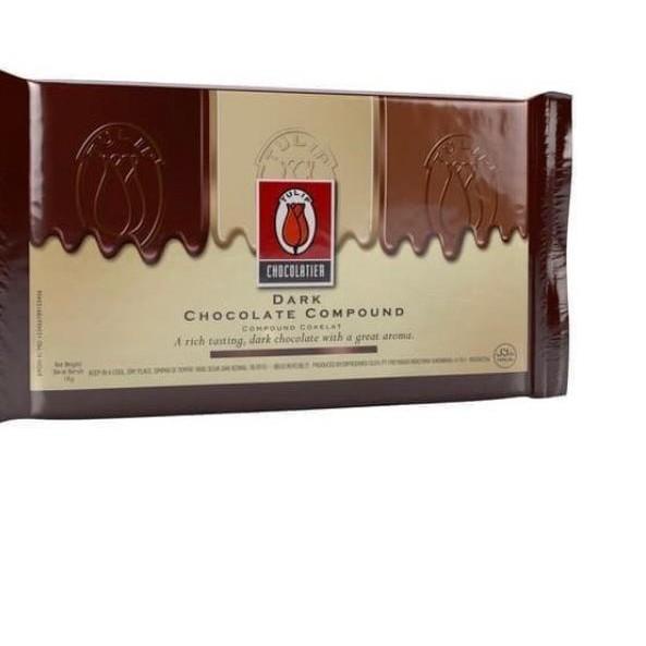 

➥ Tulip Dark Chocolate Compound - Coklat Tulip 1kg !! ➸