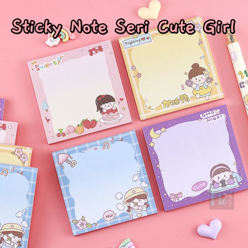 

Sticky Note / Kertas Catatan / Memo Tempel Motif Cute Girl 2