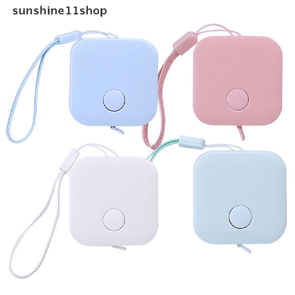 Sho Measuring Tape Portable Kulit Lembut Penggaris Skala Ganda Ditarik Penggaris Tinggi Badan Anak Alat Jahit Untuk Kantor Sekolah Rumah Perlengkapan Alat Tulis N