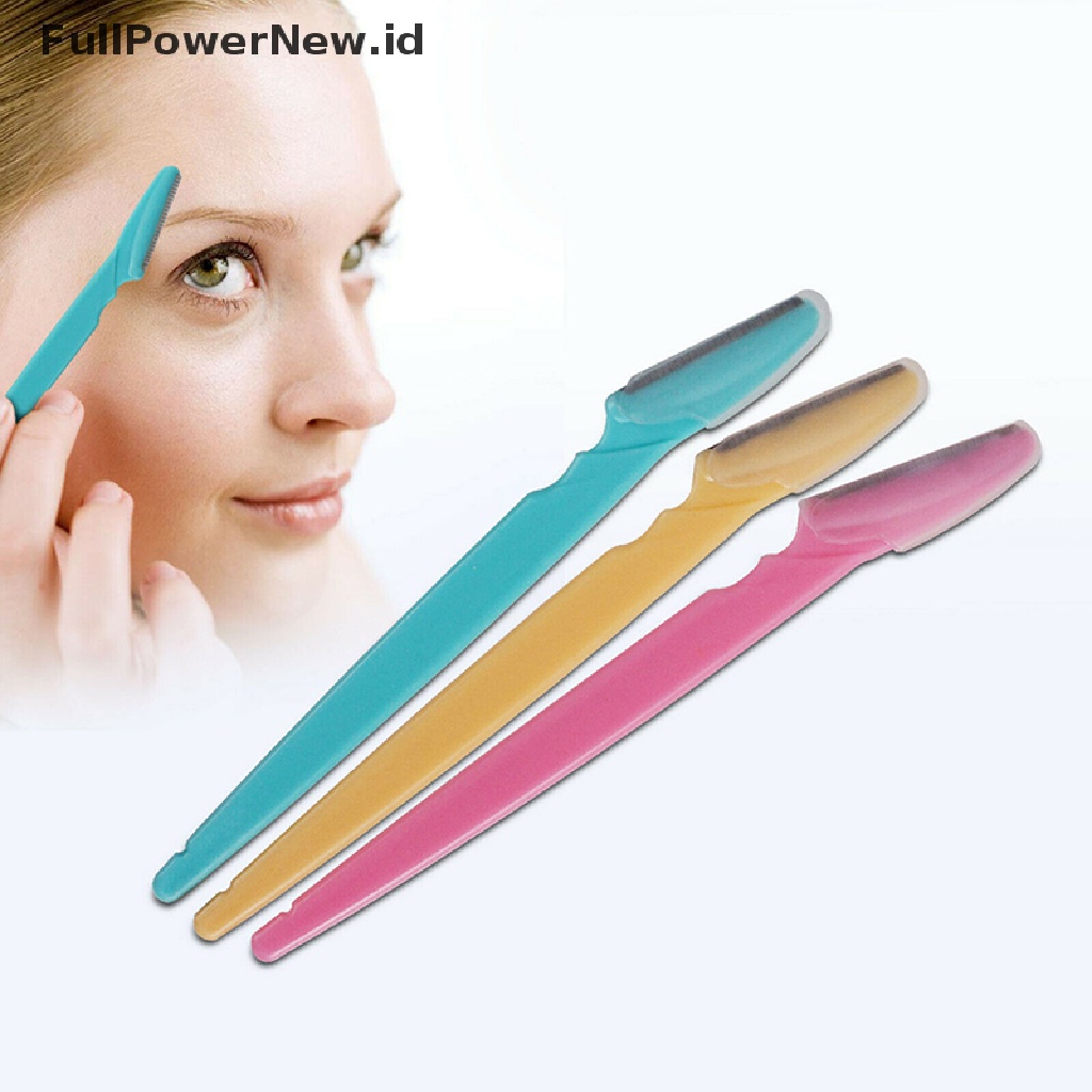 Power Alat Cukur Alis Wajah Trimmer Shaper Shaver Blade Hair Remover Tools ID