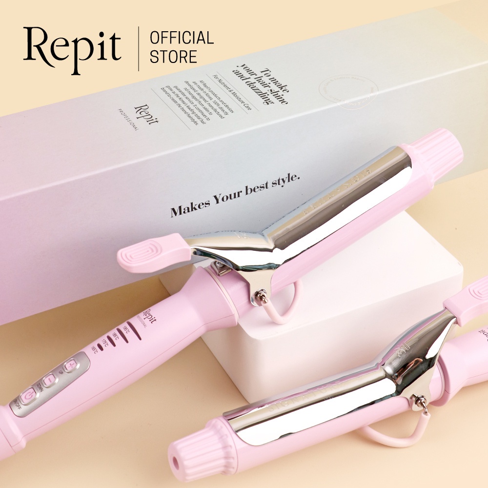 Repit Pengeriting Rambut / Curling Iron P Pink - 32MM