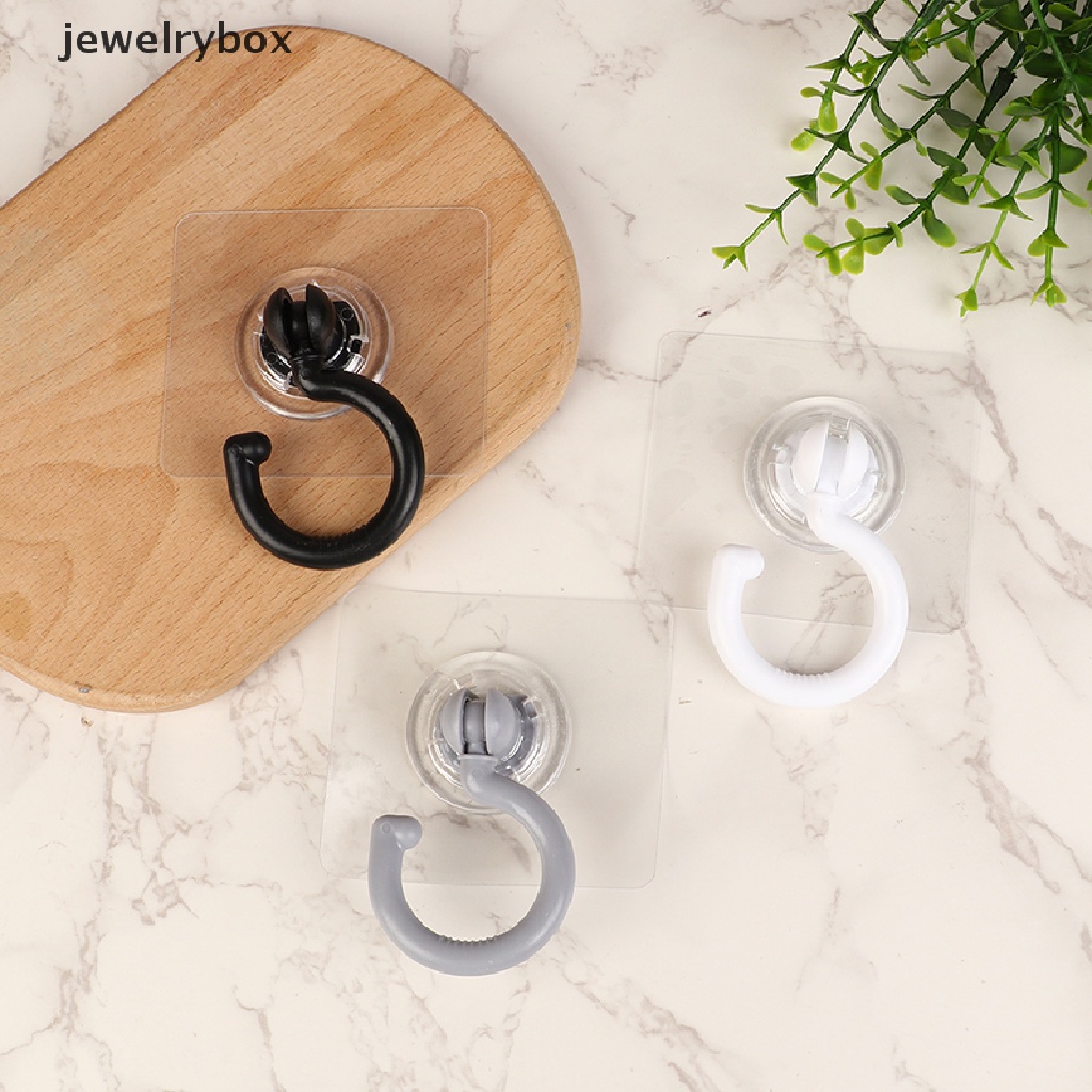 [jewelrybox] Ceiling Rotary Hook Perekat Rumah Tangga Kait Pintu Belakang Coat Hook Butik