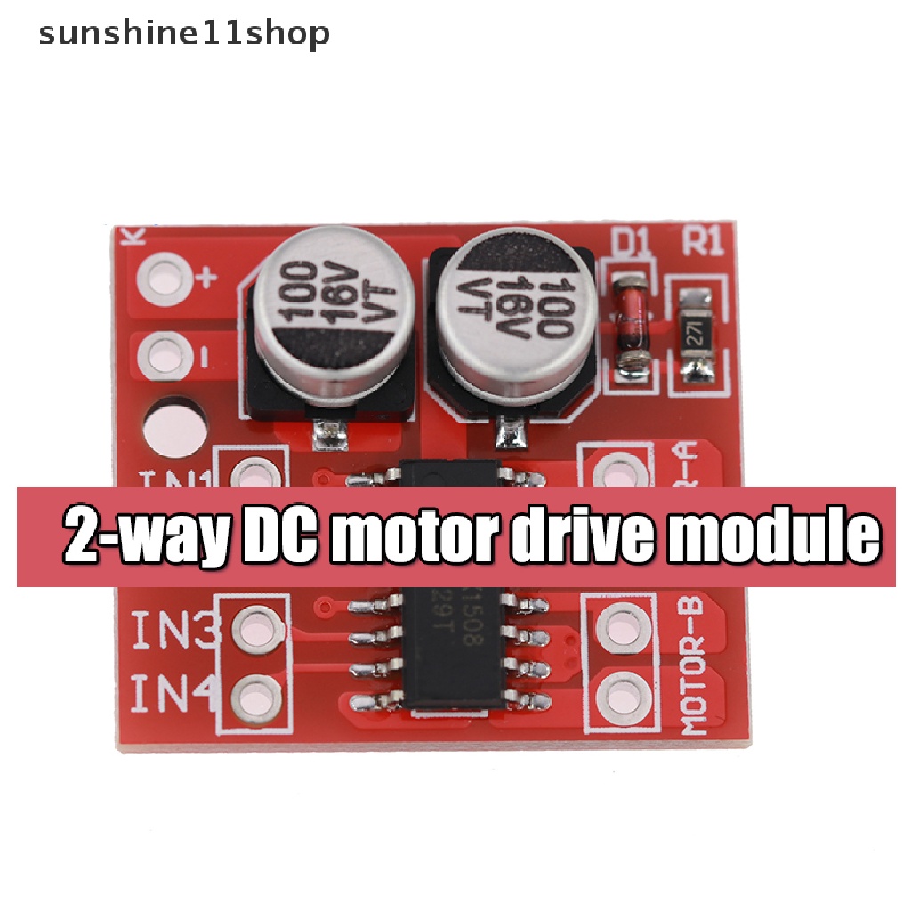 Sho Modul Penggerak Motor DC Bolak Balik PWM Speed Dual H Bridge Stepper Motor Mini Victory L298N N