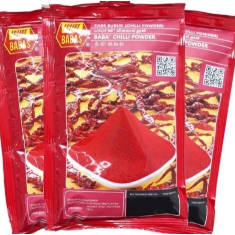 

Babas Chilli Powder Bubuk Cabe 125 gram