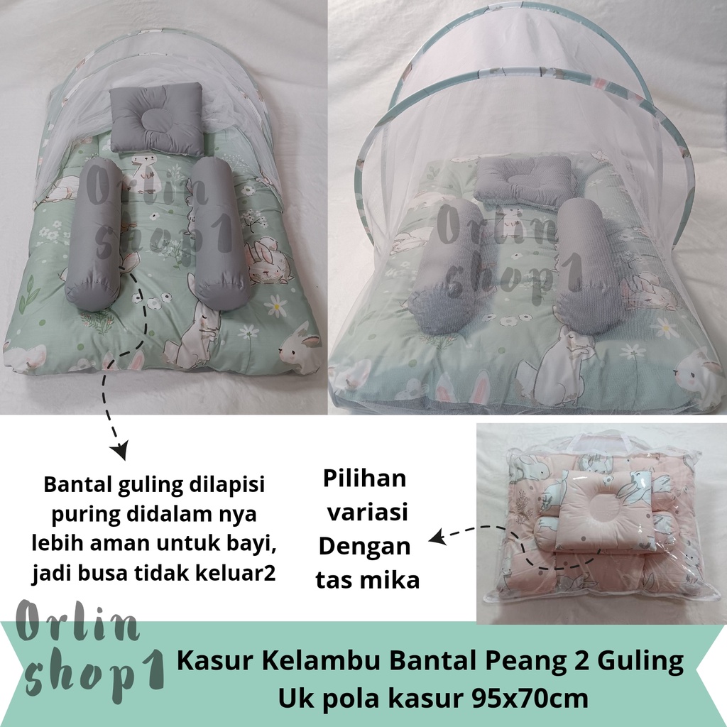 Kasur Bayi Bantal Guling Lipat Kelambu / Kasur bayi kelambu free bantal peang dan dua guling