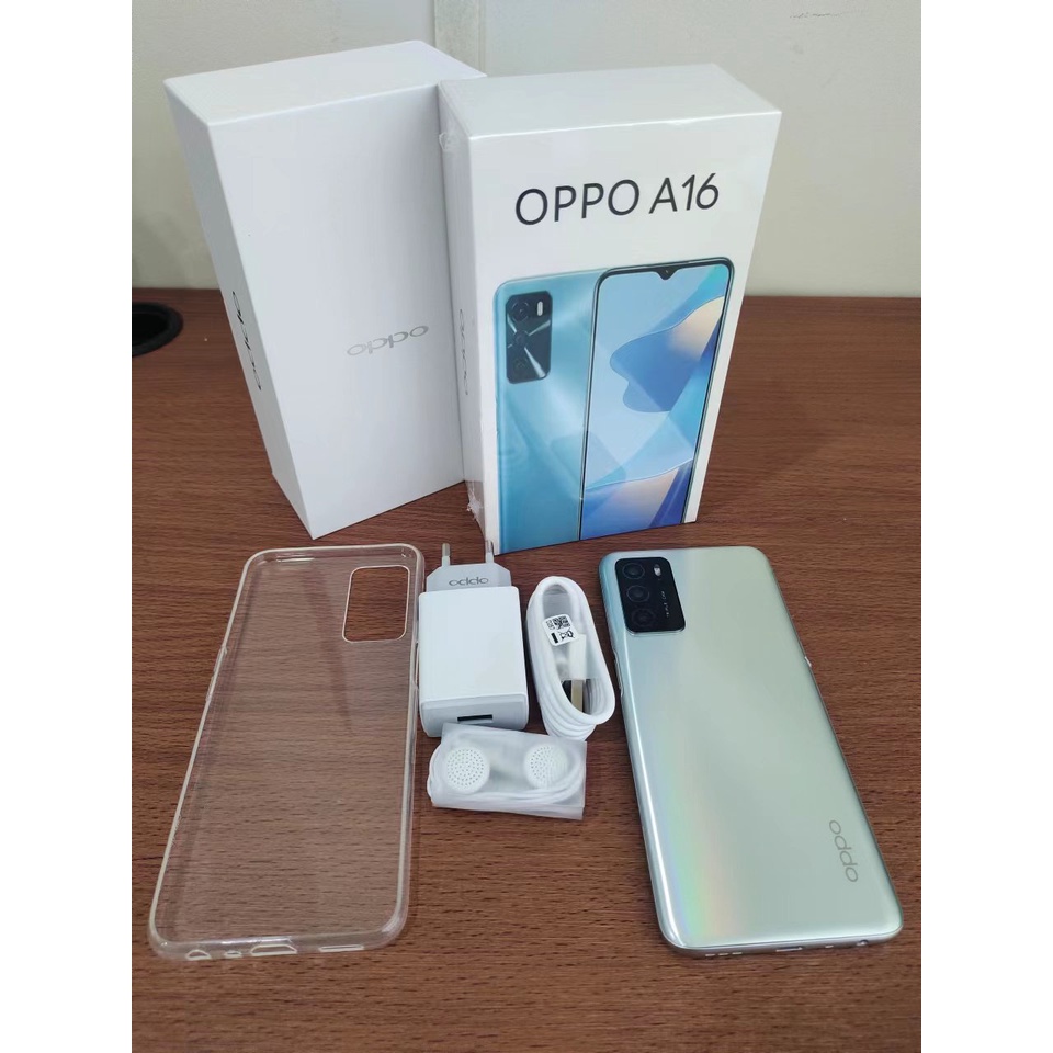 OPPO A16 3GB/32GB 4GB/64GB 13MP Triple Camera HD+ Eye-care Display 5000mAh Garansi Resmi