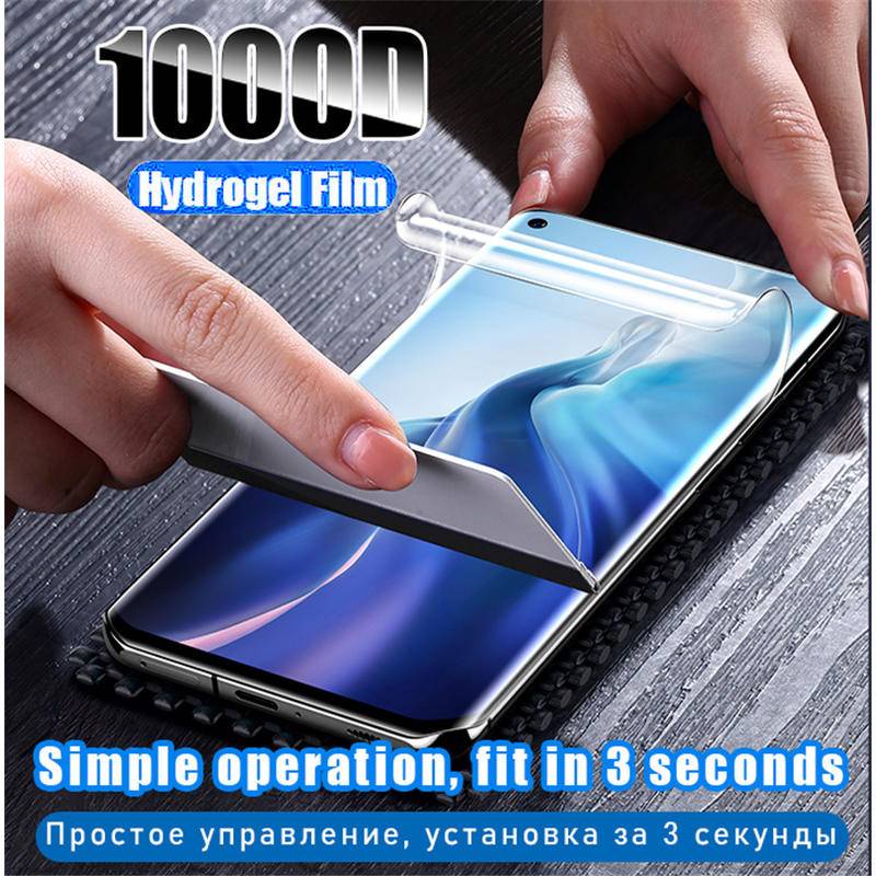 4pcs Film Hidrogel Pelindung Untuk OPPO A31 A32 A52 A53 A54 A55 A72 A73 A74 A91 A92 A35 A5 A9 2020 Pelindung Layar Bukan Kaca