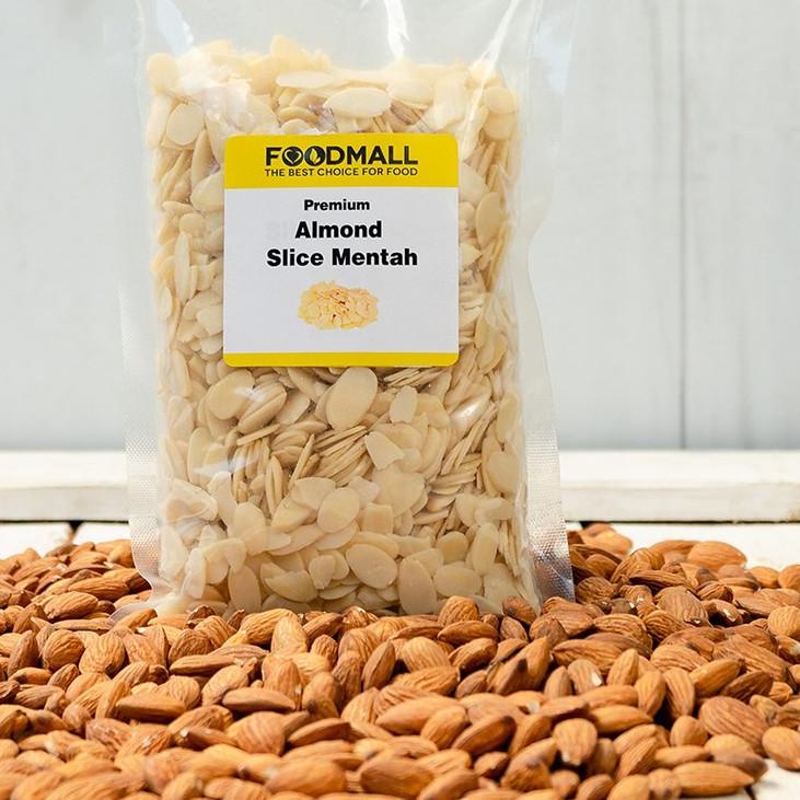 

♙ Almond Slice MENTAH 250 gram ✼