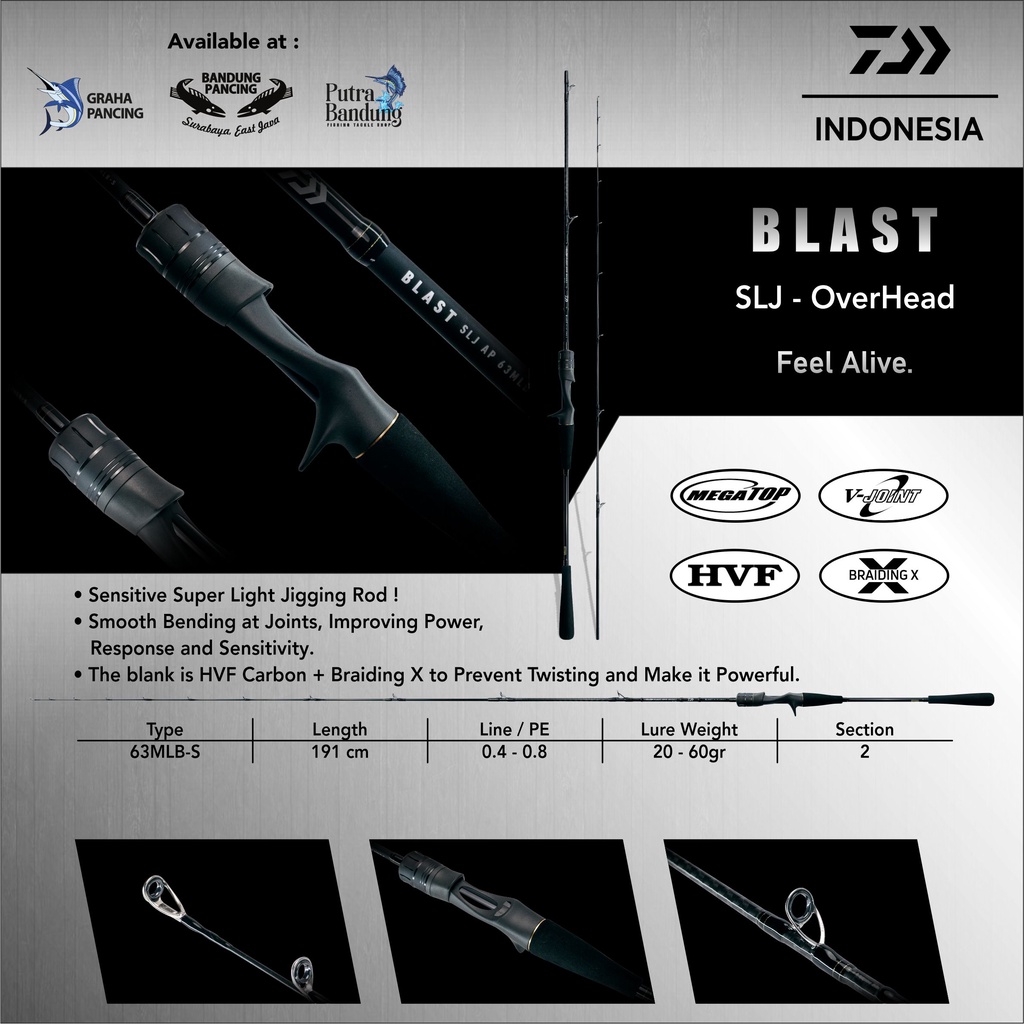 ROD / JORAN DAIWA BLAST SLJ AP (OH)