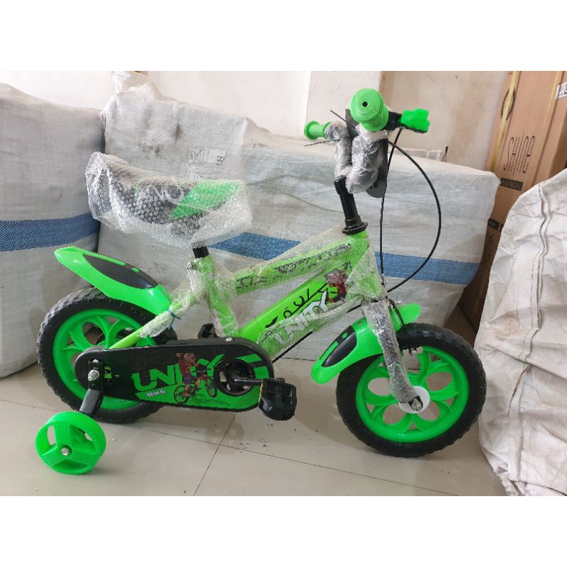 Sepeda Anak Sepeda BMX 12 inch UNITY ( Hijau / Green )