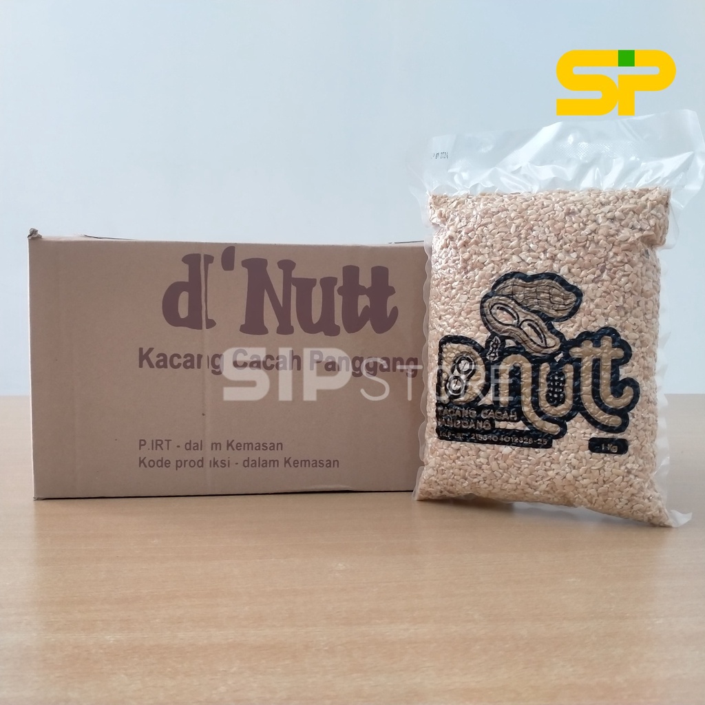 D'NUTT Kacang Cacah Sangrai 1kg / Kacang Cincang Panggang 1 kg