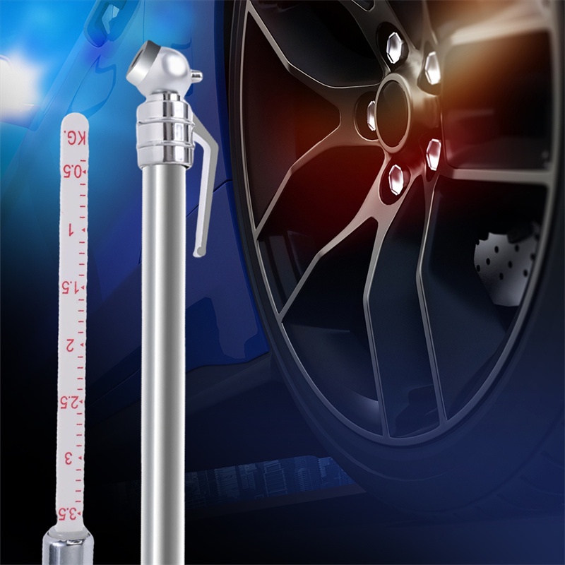 Universal Portable Mini Tahan Lama Pengukur Tekanan Styling Mobil Bentuk Pulpen Emergency Tire Air Pressure Test Meter Dengan Skala