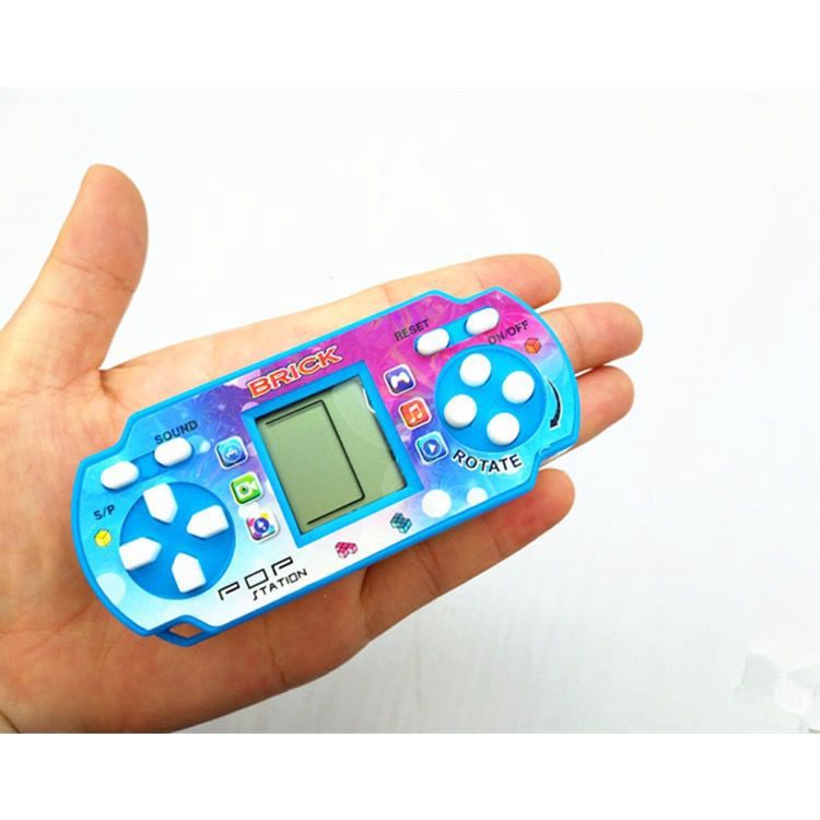 Mainan Anak POP STASION BRICK MINI Mainan Game Jadul Tetris Game Boy