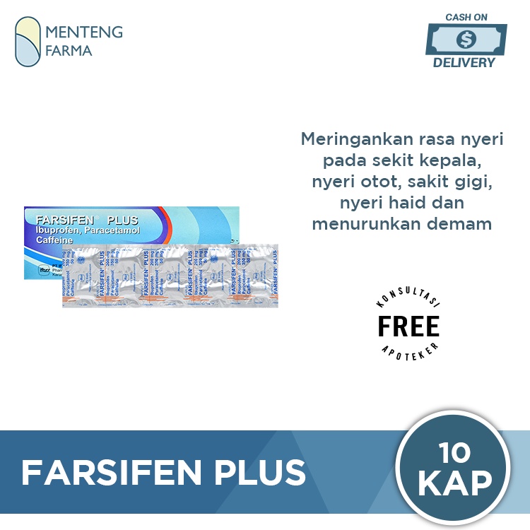 Farsifen Plus 10 Tablet - Obat Pereda Nyeri dan Demam