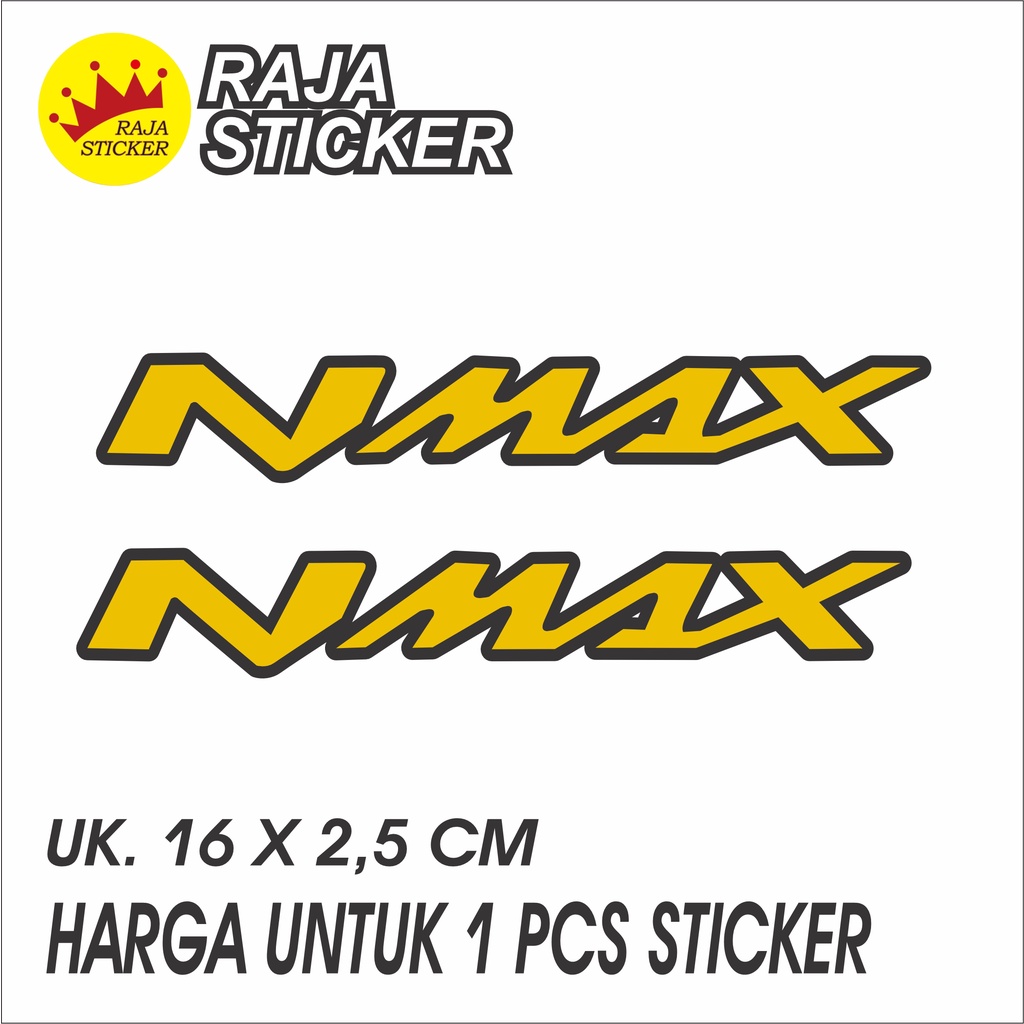 STIKER CUTTING MOTOR NMAX GOLD &amp; SILVER