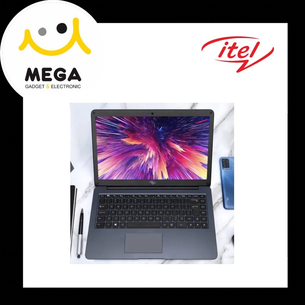 Itel Laptop Able 1 14&quot; Intel Celeron N3350 4GB + 1TB Garansi Resmi Itel Indonesia