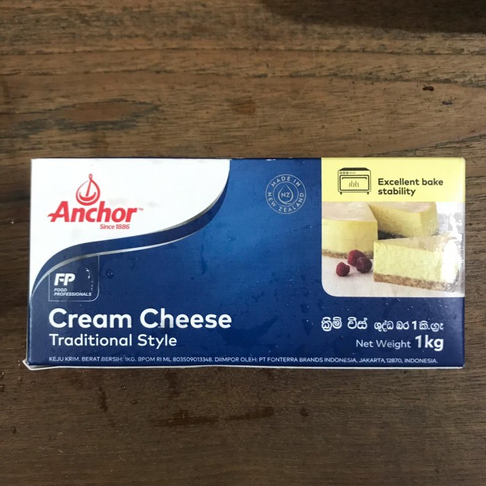 

Anchor Cream Cheese Kemasan 12x1kg - Anchor Gosend/Grab Only!!