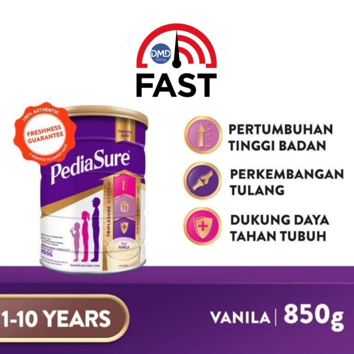 

[ COD ] Pediasure Triplesure Vanila 850gr Promo
