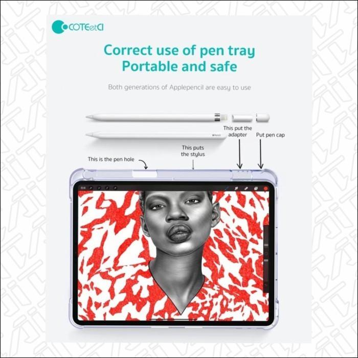 Case Ipad Pro M1 12,9 Inch Smart Case Ipad Pro 12,9 Inch Coteetci Ori Kualitas Terbaik