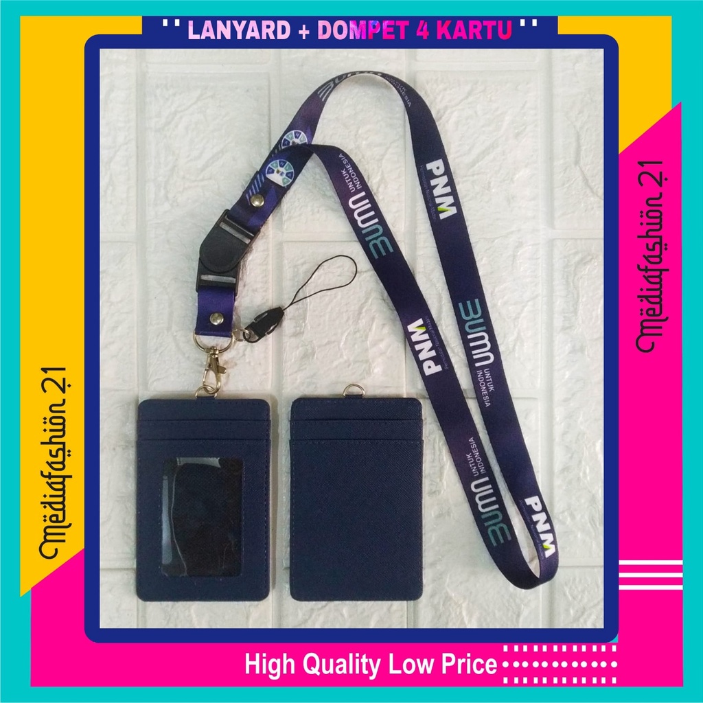 

Lanyard Tali Gantungan ID Card PNM (PERMODALAN NASIONAL MADANI) BUMN Free Strap HP/Flashdisk