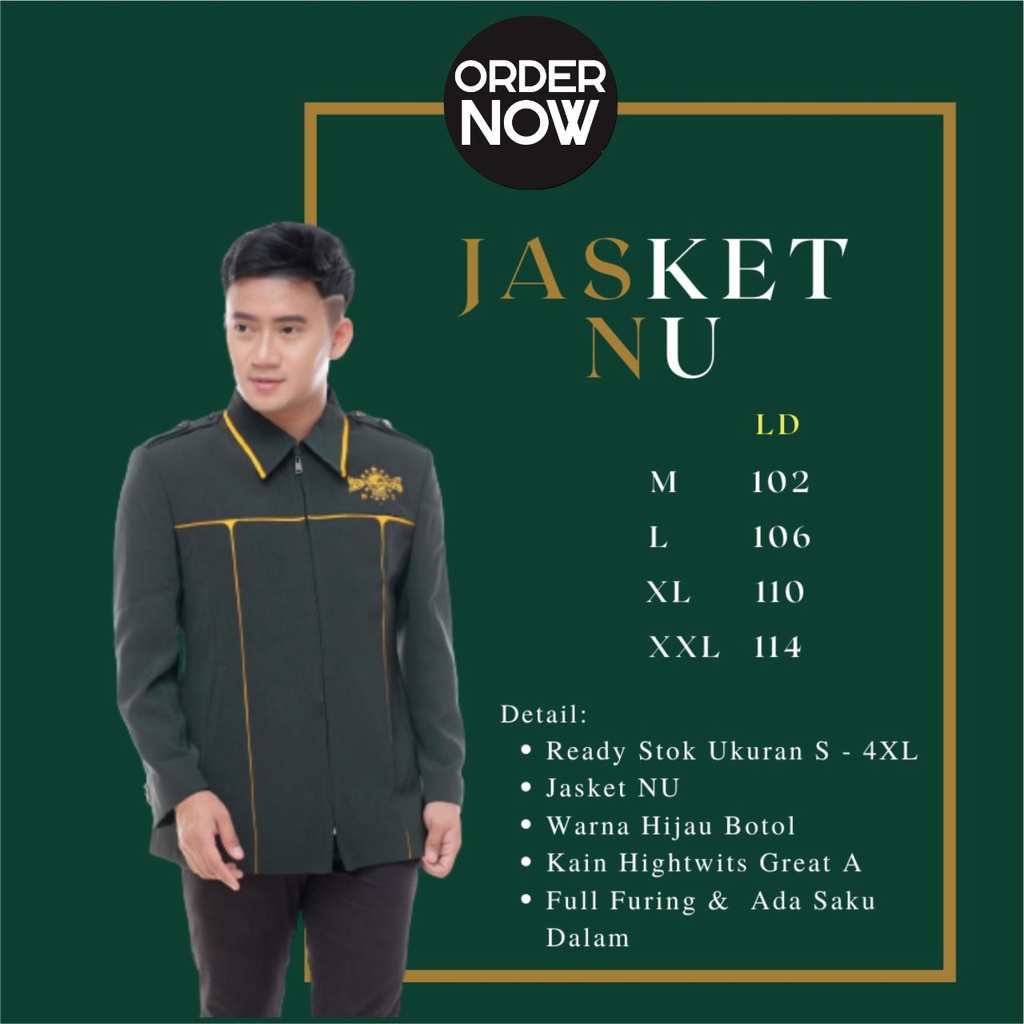 Jaket NU Terbaru Jasket NU Jas Jaket NU Jas NU Jaket NU Jasket NU Semi Jasket NU Nahdlatul Ulama Bat