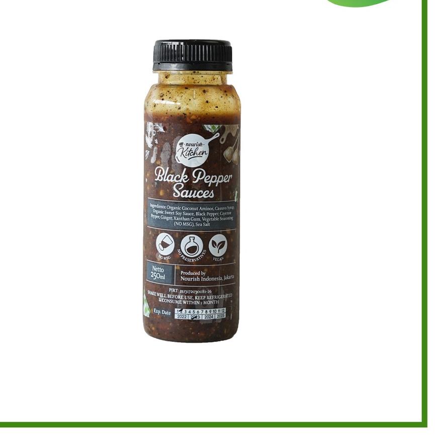 

℗ Black Pepper Sauces 250ml (Saus Lada Hitam NO MSG) ▲