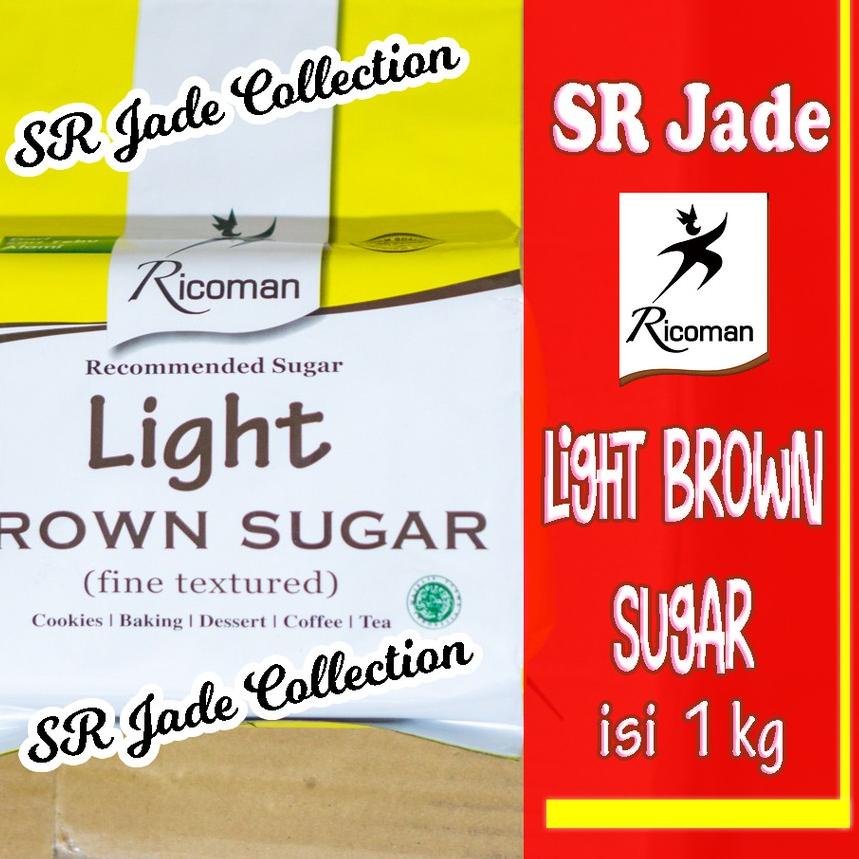 

Limited✅-Ricoman Light Brown Sugar 1Kg Gula